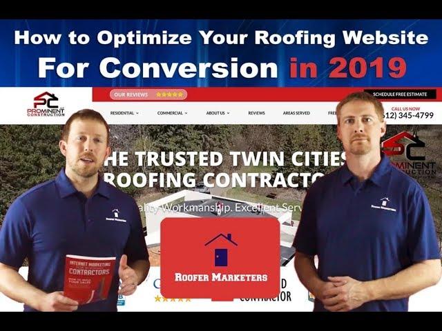 Converting Roofing Website Visitors To Leads Webinar - Roofer Marketers