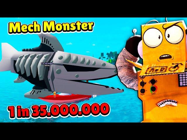 ТЫ НЕ ПОВЕРИШЬ КАКОГО МОНСТРА Я ПОЙМАЛ! ОБНОВЛЕНИЕ ROBLOX GO FISHING