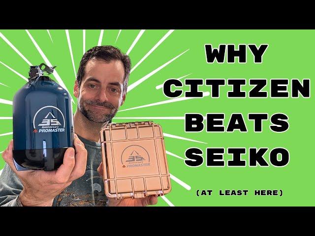 Why Citizen beats Seiko with these new watches