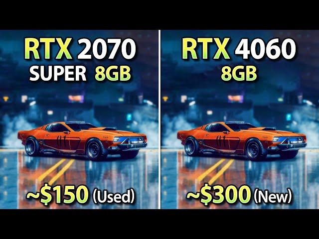 RTX 2070 Super vs RTX 4060 - Test in 12 Games (1080p)