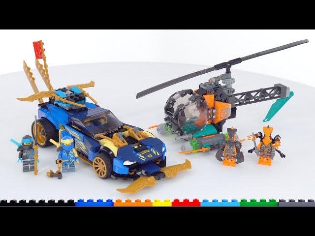 LEGO Ninjago Jay and Nya's Race Car EVO set 71776 review! Probably too complex, too expensive