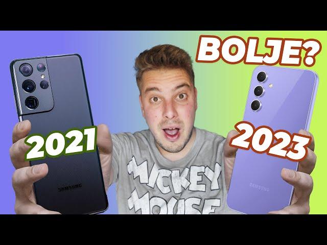 STARI TOP MODEL ili NOVI SREDNJE KLASE? | Koji je bolji?! S21 Ultra vs A54!