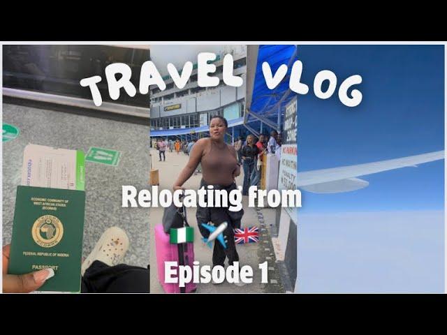 Relocation Vlog #1: From Nigeria  to UK || Flying Egyptair || Re-Uniting With My Husband