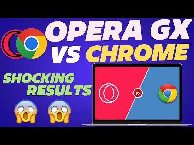 Opera GX vs Chrome - Which is Best in Security  Performance  Speed  | Web Browser | TechCM