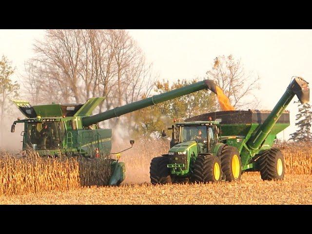 Corn Harvest 2020 | John Deere S790 Combine Harvesting Corn | Ontario, Canada