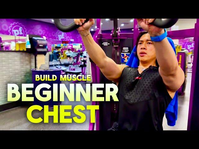 Chest and Tricep Workout at Gym for Beginners with Machine | Planet Fitness Best Machine for Chest