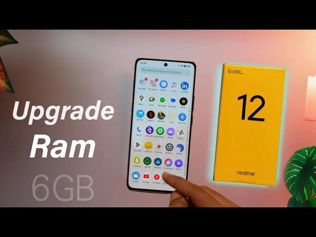 Realme 12 5g Add Virtual RAM Storage | How to Expansion RAM on Realme 12