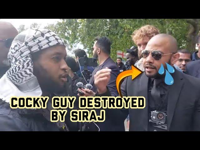 Cocky Guy Gets Destroyed By Siraj! Siraj And Christian Speakers Corner Sam