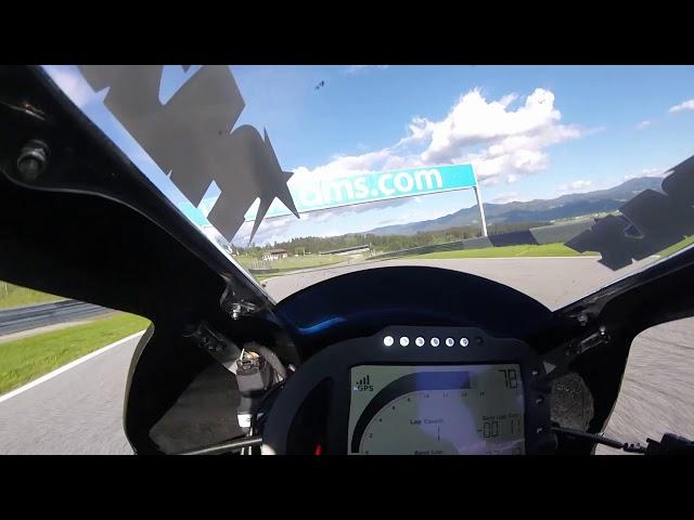 Red Bull Ring Onboard - 1,32,55 - Honda CBR600 - Patrick Hobelsberger