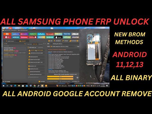 SAMSUNG A13 FRP UNLOCK.SAMSUNG A13 GOOGLE ACCOUNT REMOVE BY UNLOCKTOOL