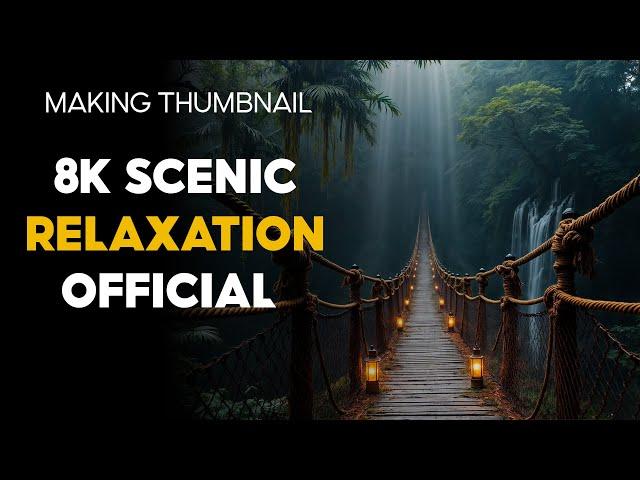 Embracing the Silence - 8K Scenic Relaxation - Making Thumbnail