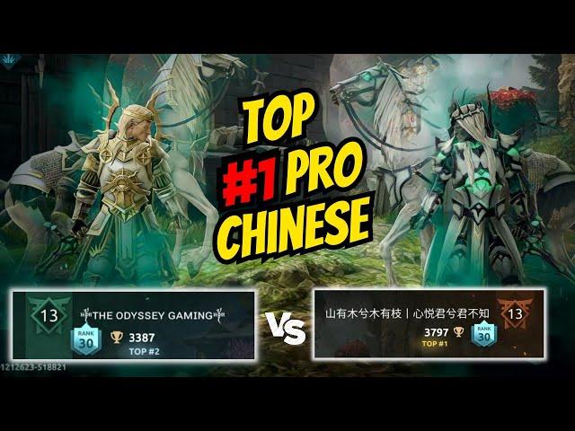 Asian #1 vs #2 Leaderboard Fight  Pro Chinese player vs odyssey ️ || Shadow Fight 4 Arena