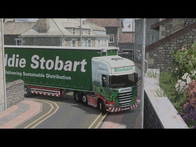 Ultra Realism ETS2! | Eddie Stobart H3859 'Masie' Scania R490 | Super Tight Delivery To Hawes!