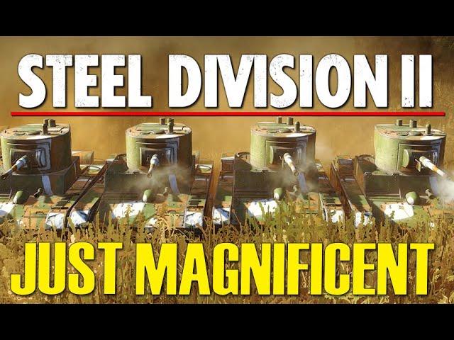 MOST INCREDIBLE firing lines YOU'VE EVER SEEN! Over 200 T-26s!  | Steel Division 2 Gameplay