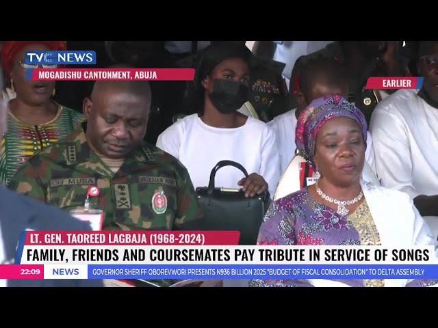 Army Holds Service of Songs for Late COAS, Lagbaja