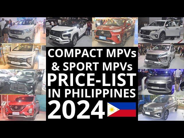 Compact MPVs & Sport MPVs Price-list in Philippines 2024 | Xpander Cross, Stargazer X, Veloz & More