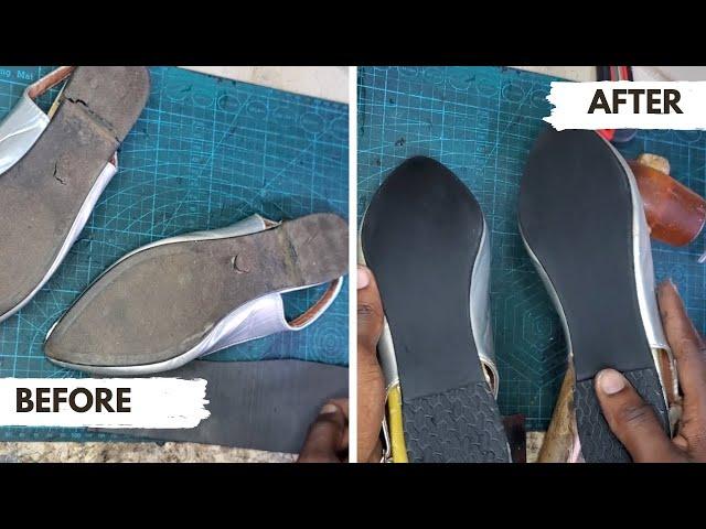 How to replace a bad shoe sole