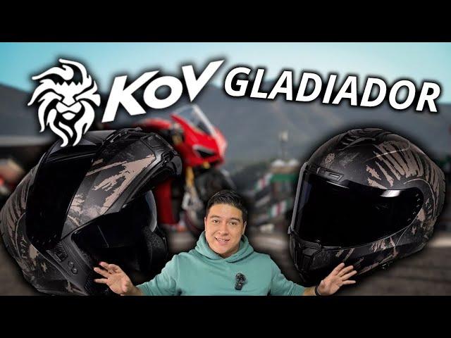 Nuevo KOV Gladiator el mejor casco abatible económico? I Ovi Bike