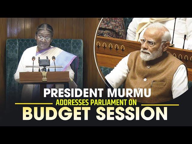 Live: President Murmu addresses the Parliament ahead of the Budget Session