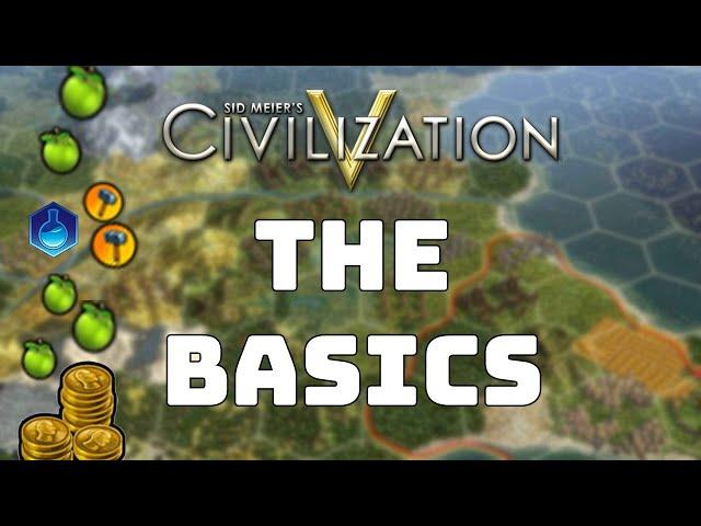 Civilization 5 Tutorial - The Basics Guide (Tips 4 New Players) | Food, Production, Gold and Science