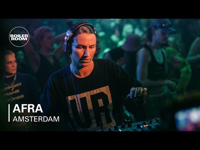 Afra | Boiler Room Festival Amsterdam: Boiler Room x SPIELRAUM