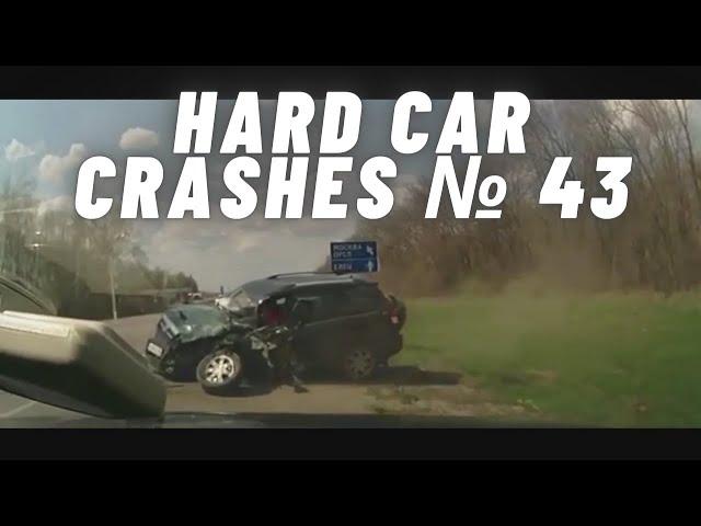 HARD CAR CRASHES / FATAL CAR CRASHES / FATAL ACCIDENT / SCARY ACCIDENTS - COMPILATION № 43