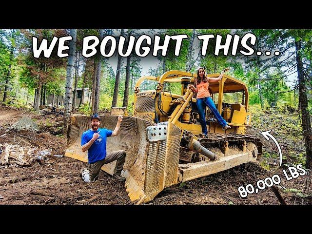 We Bought The Biggest Bulldozer We Could Find || MASSIVE CAT D8