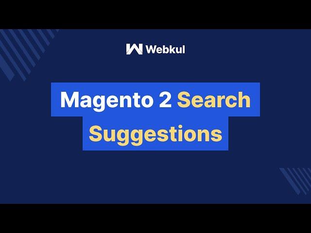 Search Suggestions for Magento2 | Magento Extension | Add-on