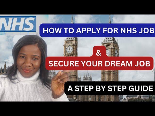 Step-by-step Guide: Complete Breakdown & Tips For Applying To Nhs Jobs #nhs #howtoapply