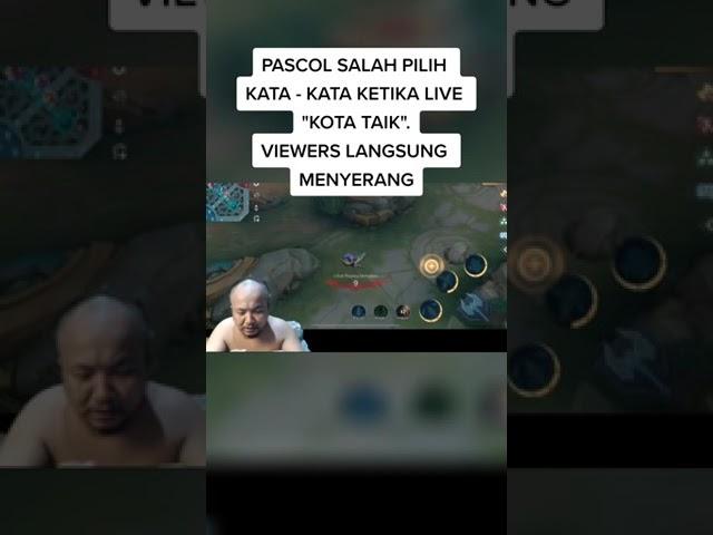 PASCOL DISERANG VIEWER KARENA SINGGUNG JAKARTA #pascolkintil