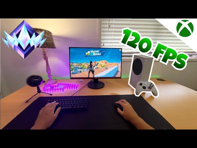 Fortnite Reload on Xbox Series S | Keyboard and Mouse Gameplay | POV Handcam | 120 FPS