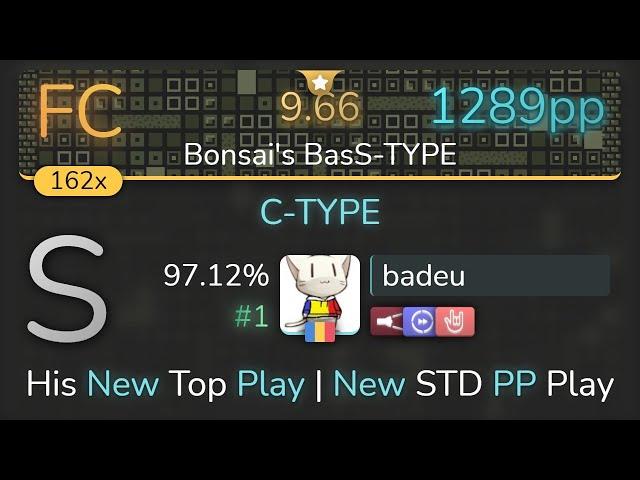 BADEU old OSU PP RECORD 1289PP - osu!