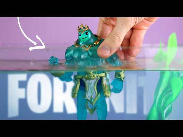 I made Poseidon INSIDE AN AQUARIUM with Clay – Fortnite Season 2