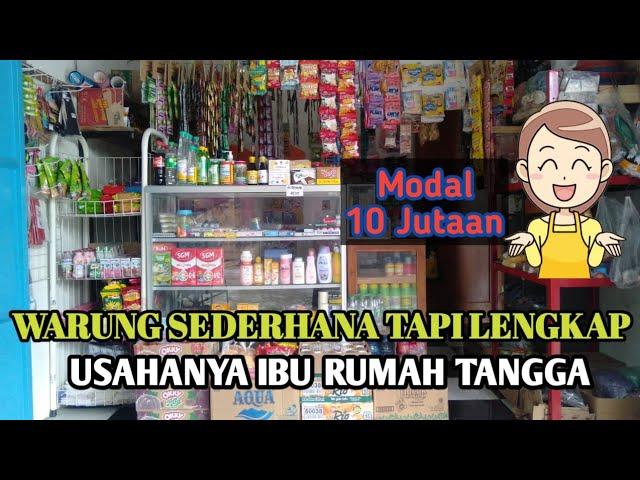 Usaha warung sembako kecil ibu rumah tangga modal 10jutaan