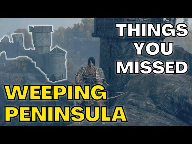 11 Things You Missed In Weeping Peninsula!! [probably] - Elden Ring Tutorials & Guides