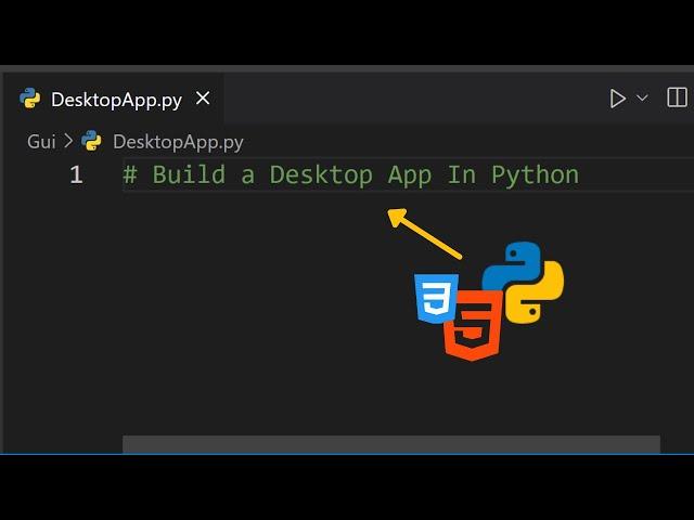 How to make Desktop Application Using Python and Html Css ||  python desktop application