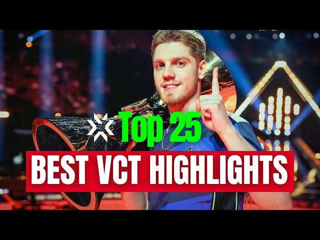 Top 25 BEST VCT Highlights | Valorant