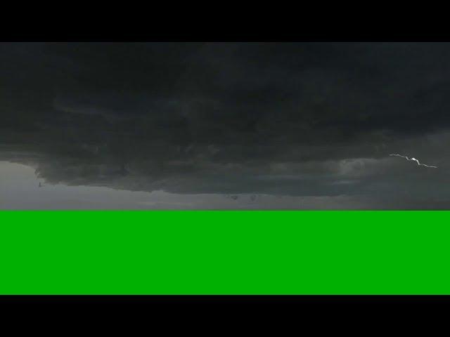 THUNDER STORM  Green Screen-HD with sound