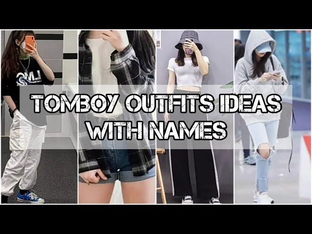 Tomboy outfits ideas with names for girls| Korean Tomboy outfits for women| Outfits ideas for girls