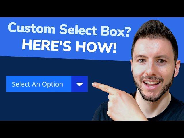 Style Select Element Using Only CSS | Custom Select Box