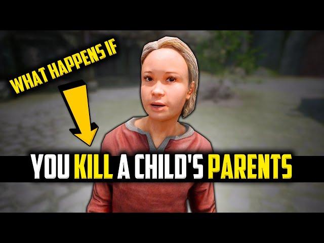 Skyrim ٠ What Happens If You Kill A Child's Parents