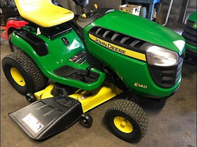 How to operate a John Deere E140 Lawn Tractor