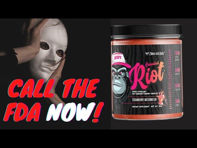 The FDA will NOT Like it | Chaos & Pain RIOT Pre Workout [REFORMULATED!]