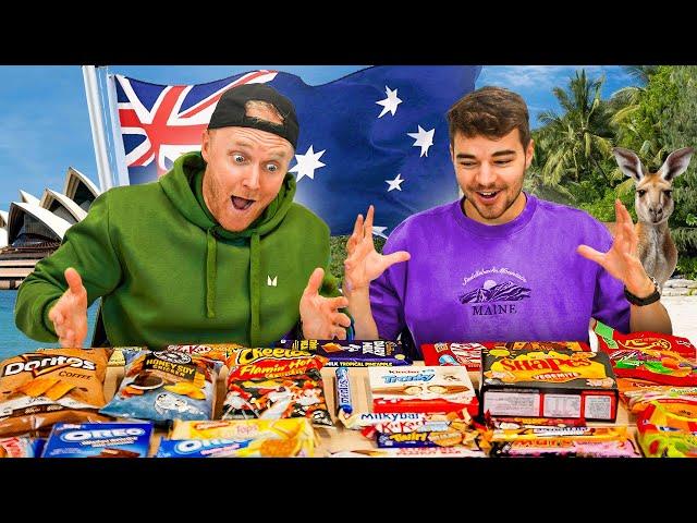 We Tried AUSTRALIAN Snacks for the First Time!