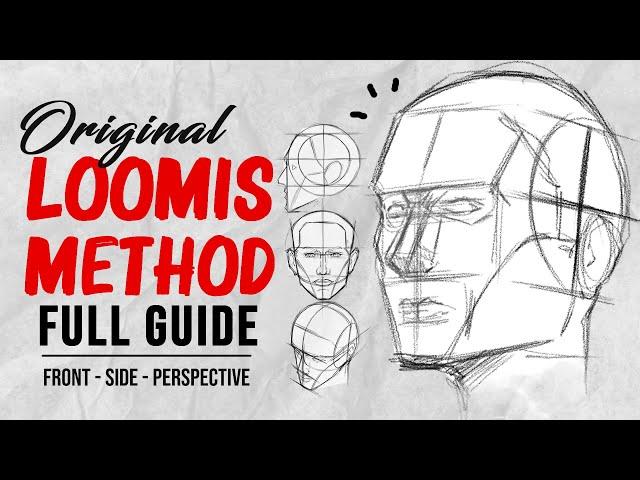 How to draw heads with Loomis Method (Tutorial) | DrawlikeaSir