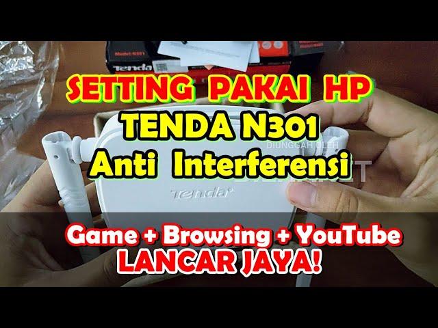 Setting TENDA N301 Sebagai Akses Point WiFi Hotspot Anti Interferensi