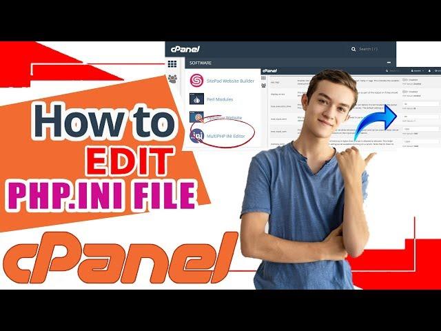 How to edit PHP.INI file using MultiPHP INI in cPanel [Step by Step] ️
