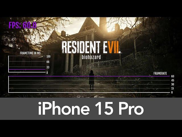 Resident Evil 7 - iPhone 15 Pro Performance