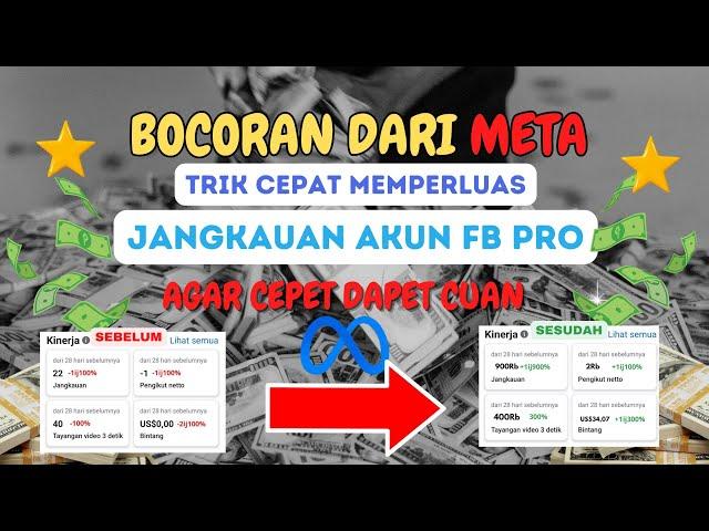 TERBUKTI BERHASILBOCORAN DARI META|| #jangkauanluas #fbpro #monetisasi #terbaru2024