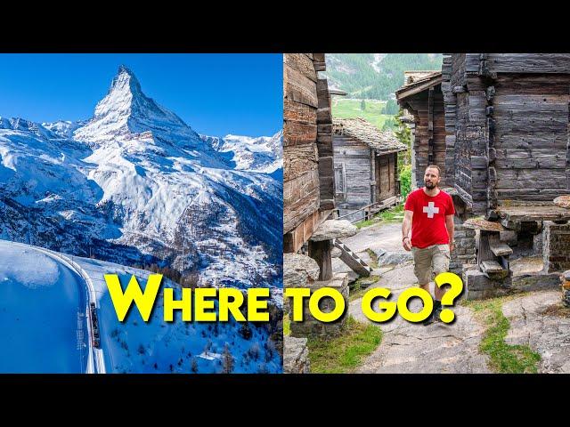 Zermatt or Saas-Fee Switzerland: Where to travel?